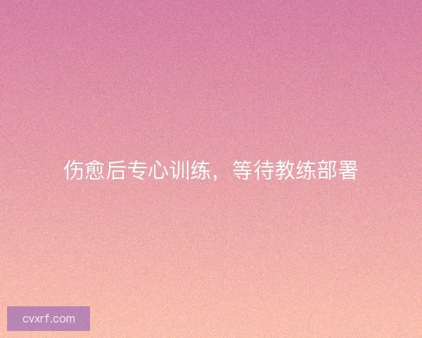 伤愈后专心训练，等待教练部署